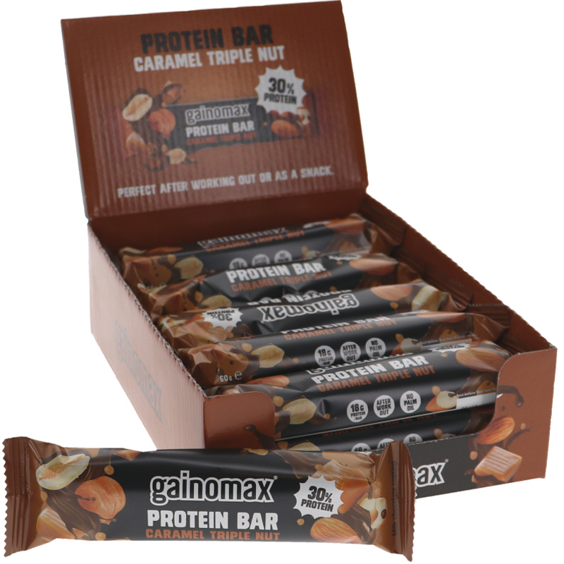 Proteinbars Caramel Triple Nut - 31% rabatt