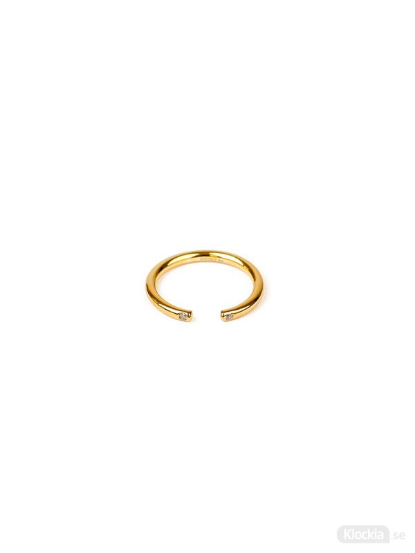 Syster P Ring Tiny Open Sparkle - Guld RG1170