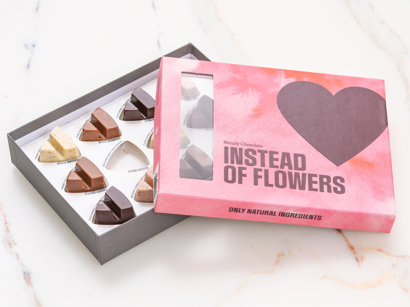 Simply Chocolate Chokoladeæske – Instead of Flower
