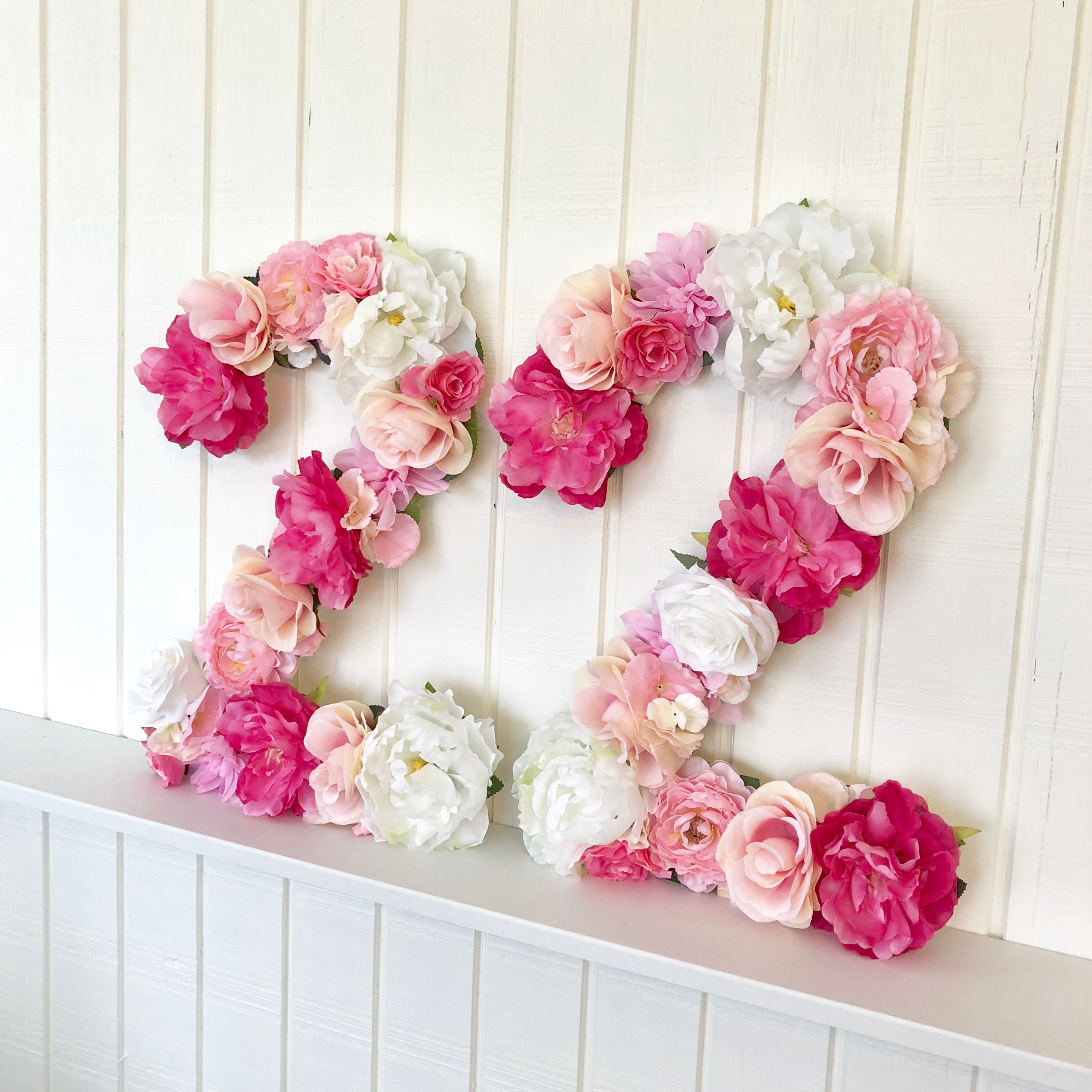 21st Birthday Decor, Floral Number, Party 1st First Birthday, Pink Photo Shoot