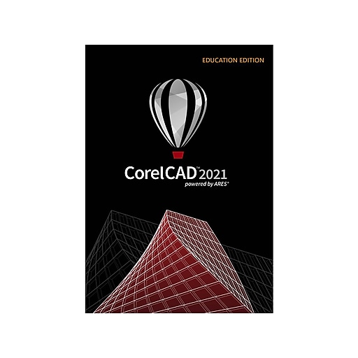 CorelCAD 2021 Education Edition 2D Drafting and 3D Design Tools for Windows and Mac, 1 User, Digital Download