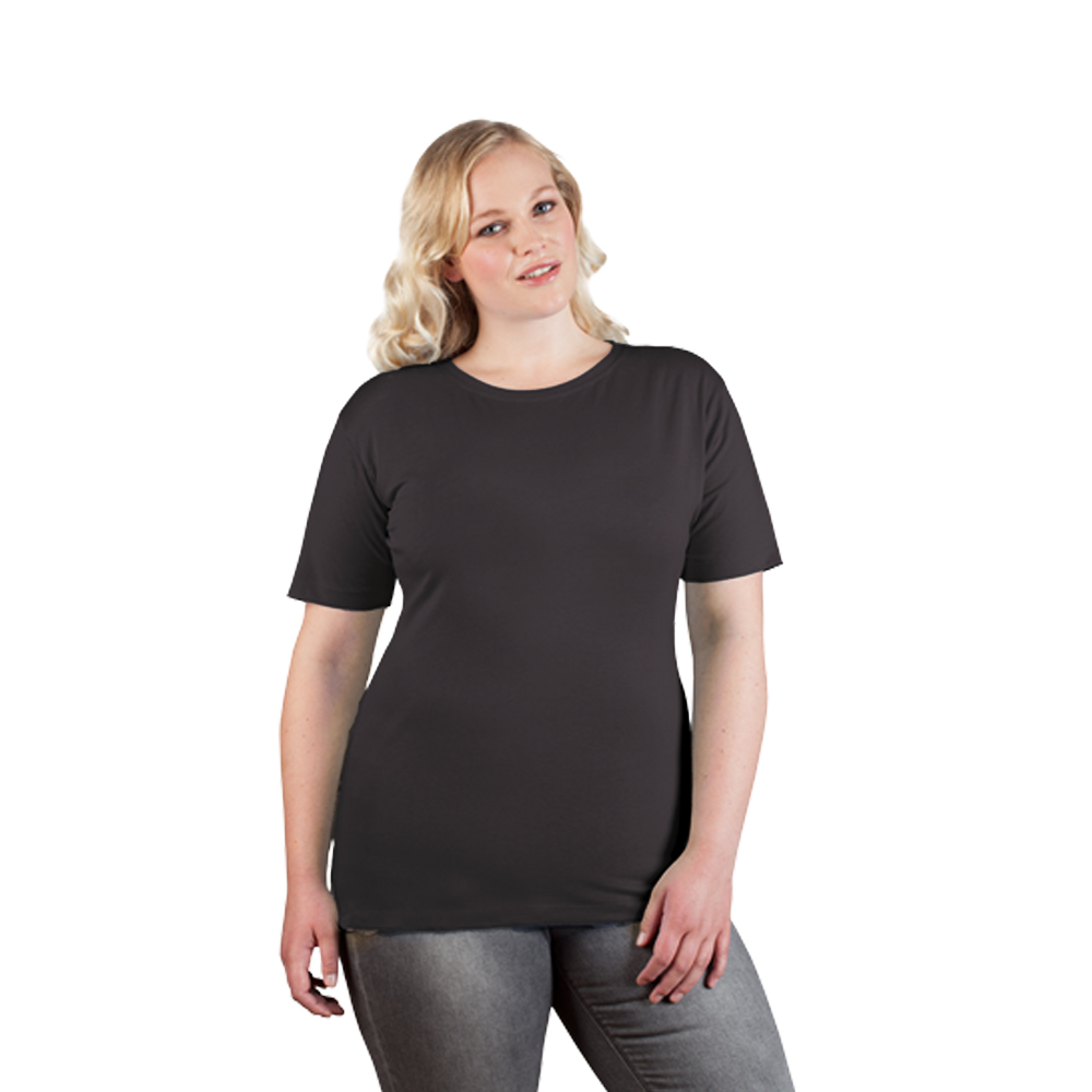 Premium T-Shirt Plus Size Damen, Graphit, XXXL