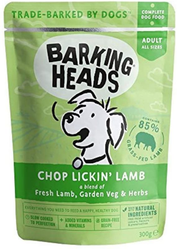Barking Heads Chop Lickin' Lamb - 10 x 300g