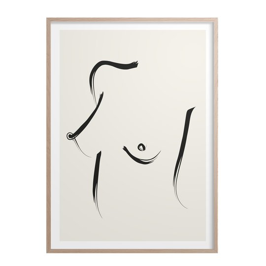 Kunskapstavlan - Poster 30x40 cm Breast No 2