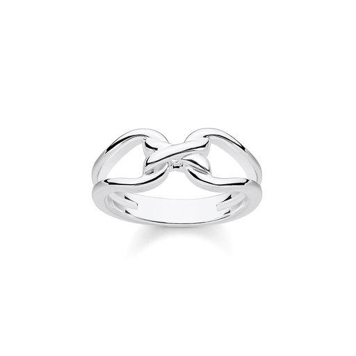 RING T/S 925 SILVER, 16.0