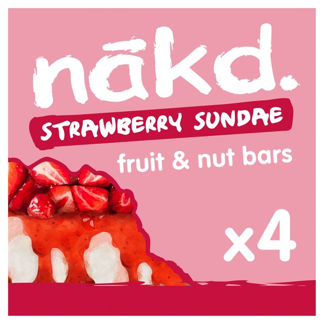Nakd Strawberry Sundae Fruit & Nut Bars