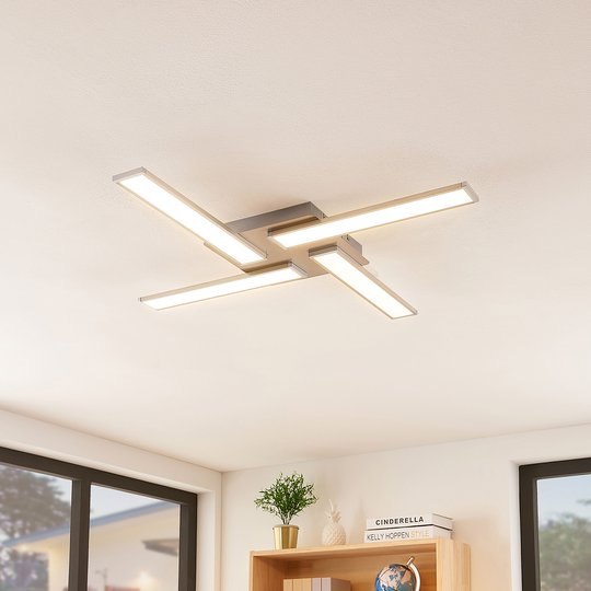 Lindby Smart Ibbe -LED-kattovalaisin, 4-lamppuinen