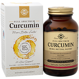 Full Spectrum Curcumin - Non-GMO 24 Hour Support (90 Liquid Softgels)