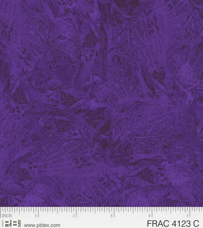 Fracture Texture Purple Abstract Blender P & B Textiles Fabric