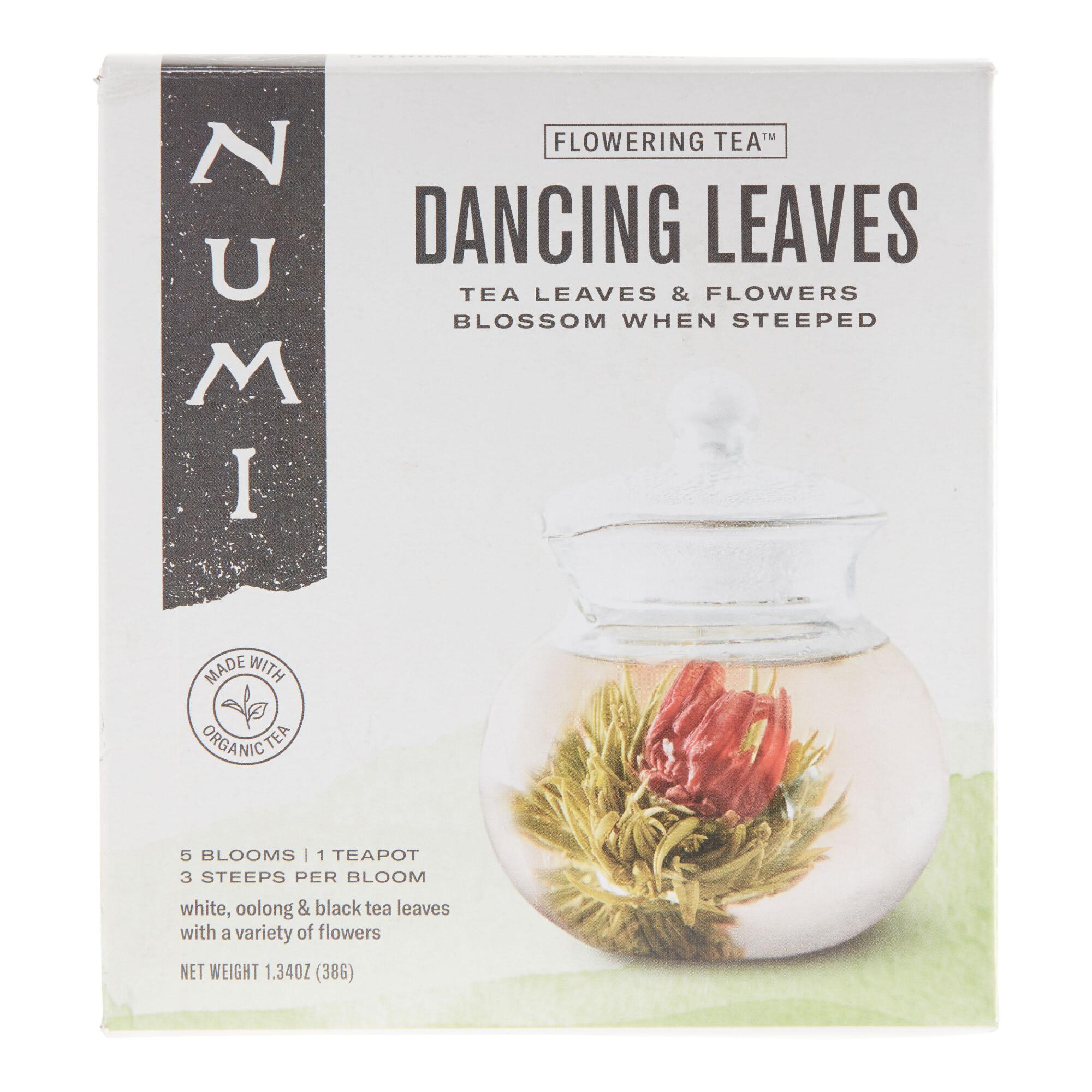 Numi Dancing Leaves Flowering Tea and Glass Teapot Set by World Market