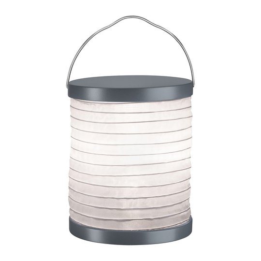 Paulmann Mobile Lampion -pöytälamppu, akku, harmaa