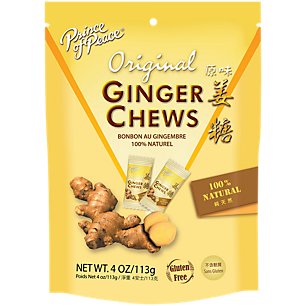100% Natural Ginger Chews - Individually Wrapped (31 Chews)