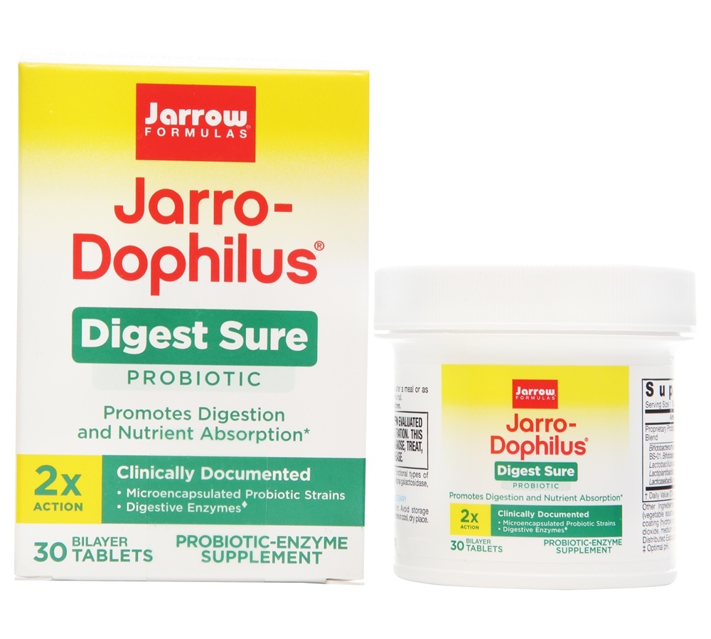 Jarrow Formulas - Jarro-Dophilus Digest Sure Probiotic - 30 Tablets