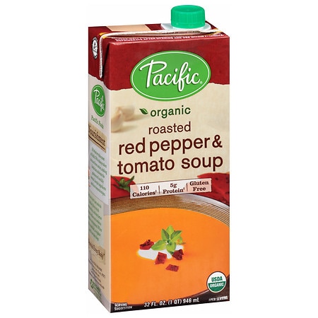 Pacific Foods Organic Roasted Red Pepper & Tomato Soup - 32.0 fl oz