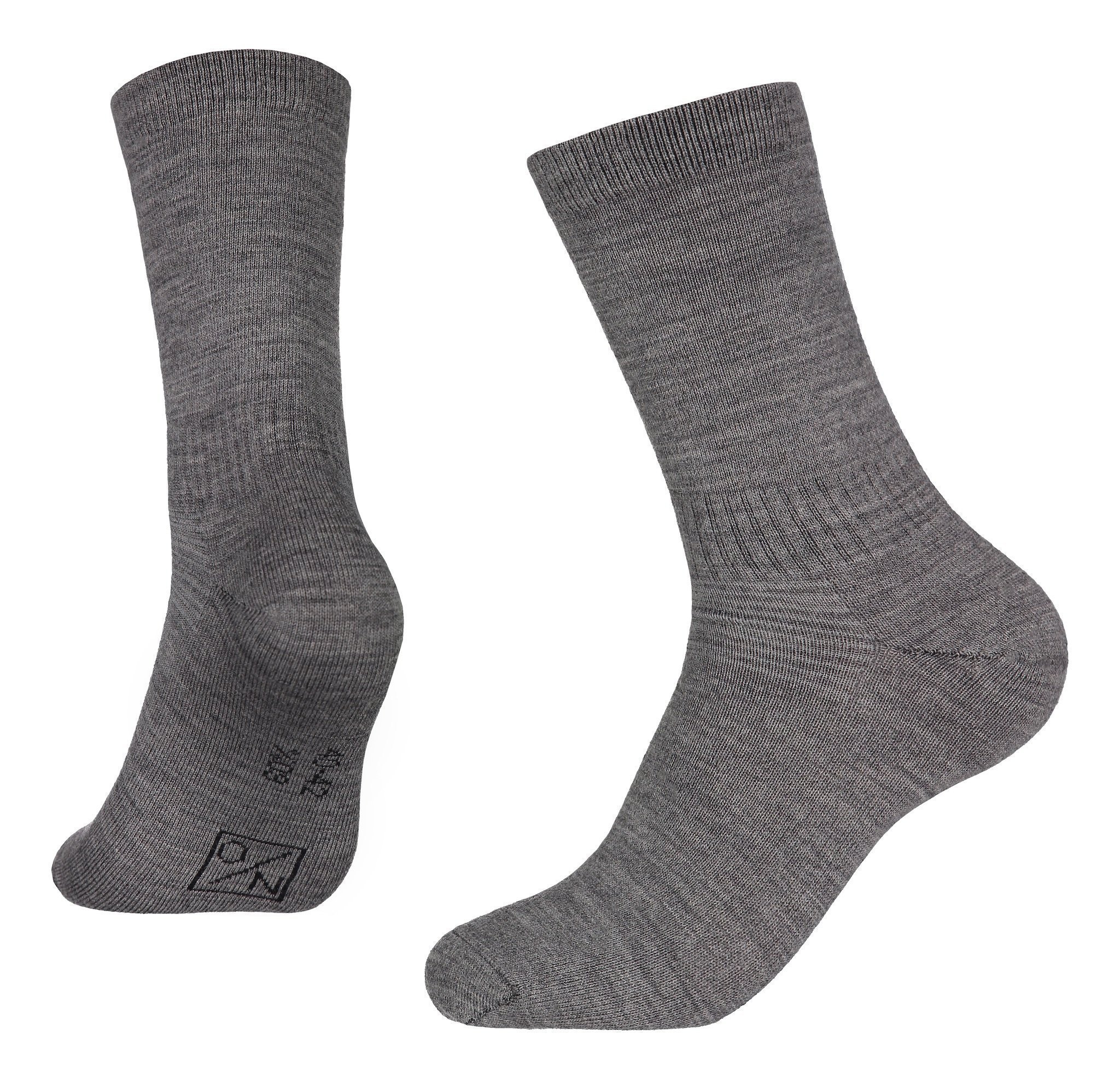North Outdoor Merino Wool Socks BASIC - Merino 60, Grey / 45-47
