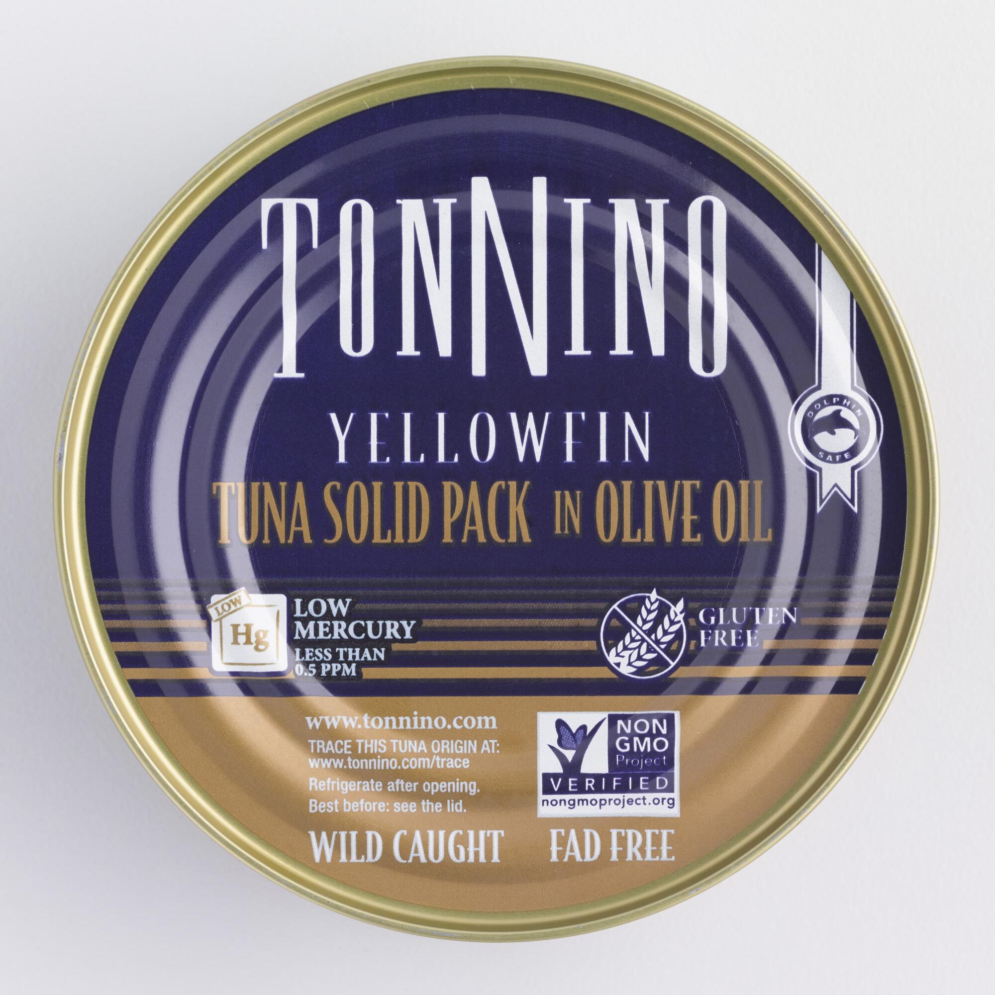 Tonnino Yellowfin Tuna Solid Pack In Olive Oil Set Of 12 by World Market