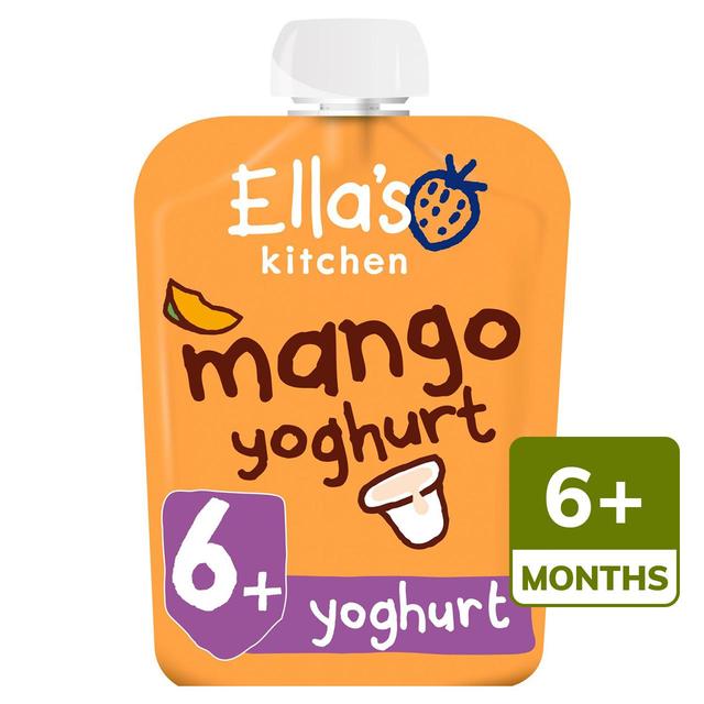 Ella's Kitchen Mango Organic Yoghurt Pouch, 6 mths+
