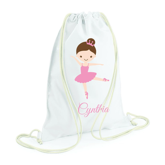 Buy Personalised Princess Ballet Draw String Bag Bag For Girls Christmas Gift Lovers Pe Dance online