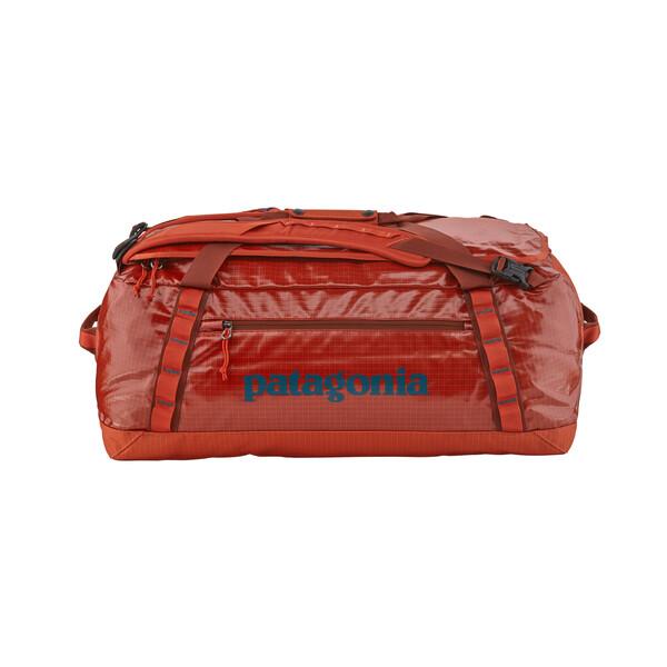 Patagonia Black Hole Duffel Bag 55L - 100 % Recycled Polyester, Hot Ember
