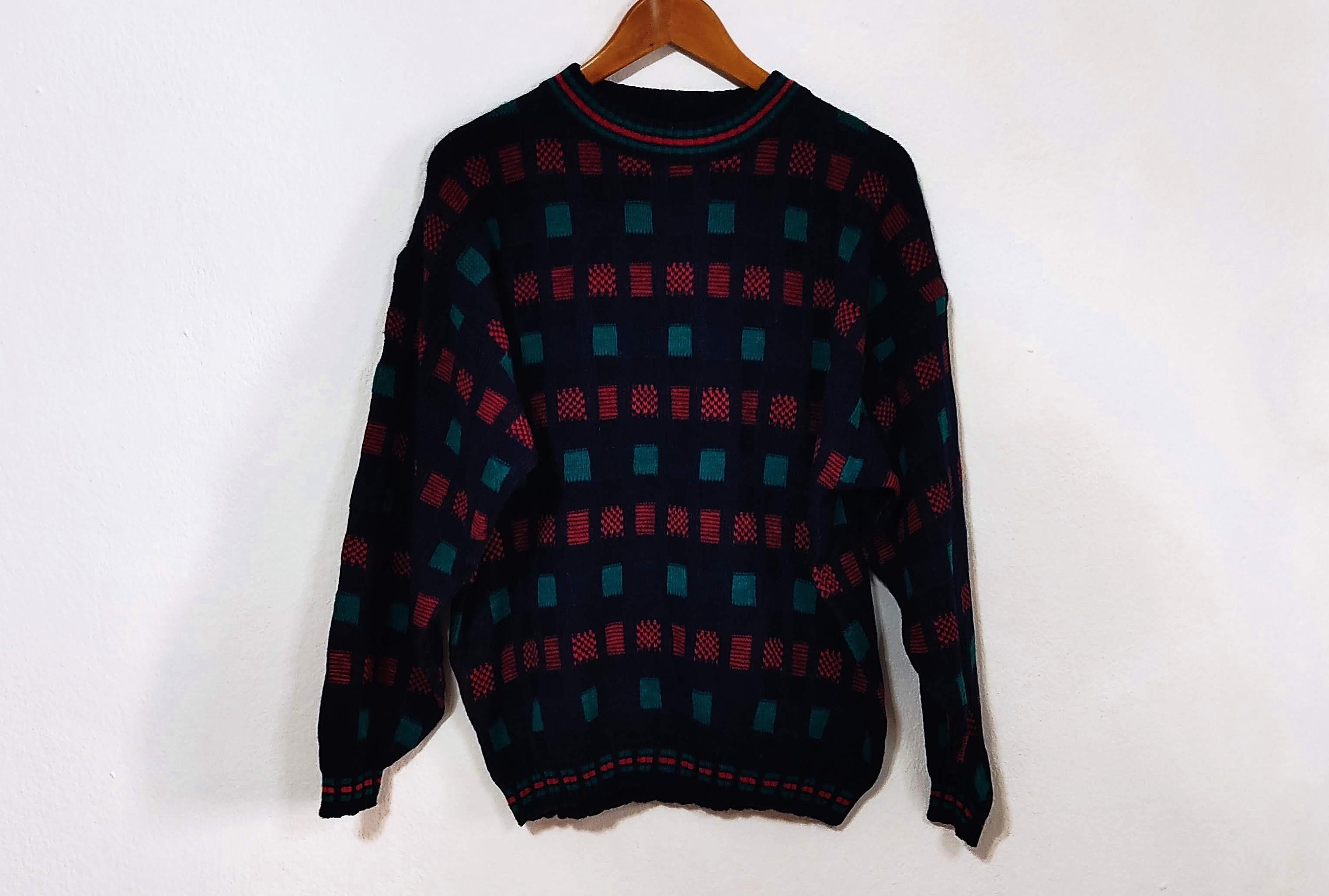 M ~ Swedish Vintage Mens Wool Blend Sweater