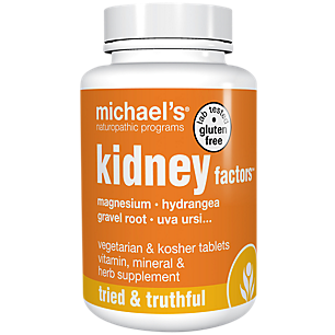 Kidney Factors with Magnesium Hydrangea, Gravel Root & Uva Ursi (60 Vegetarian Tablets)