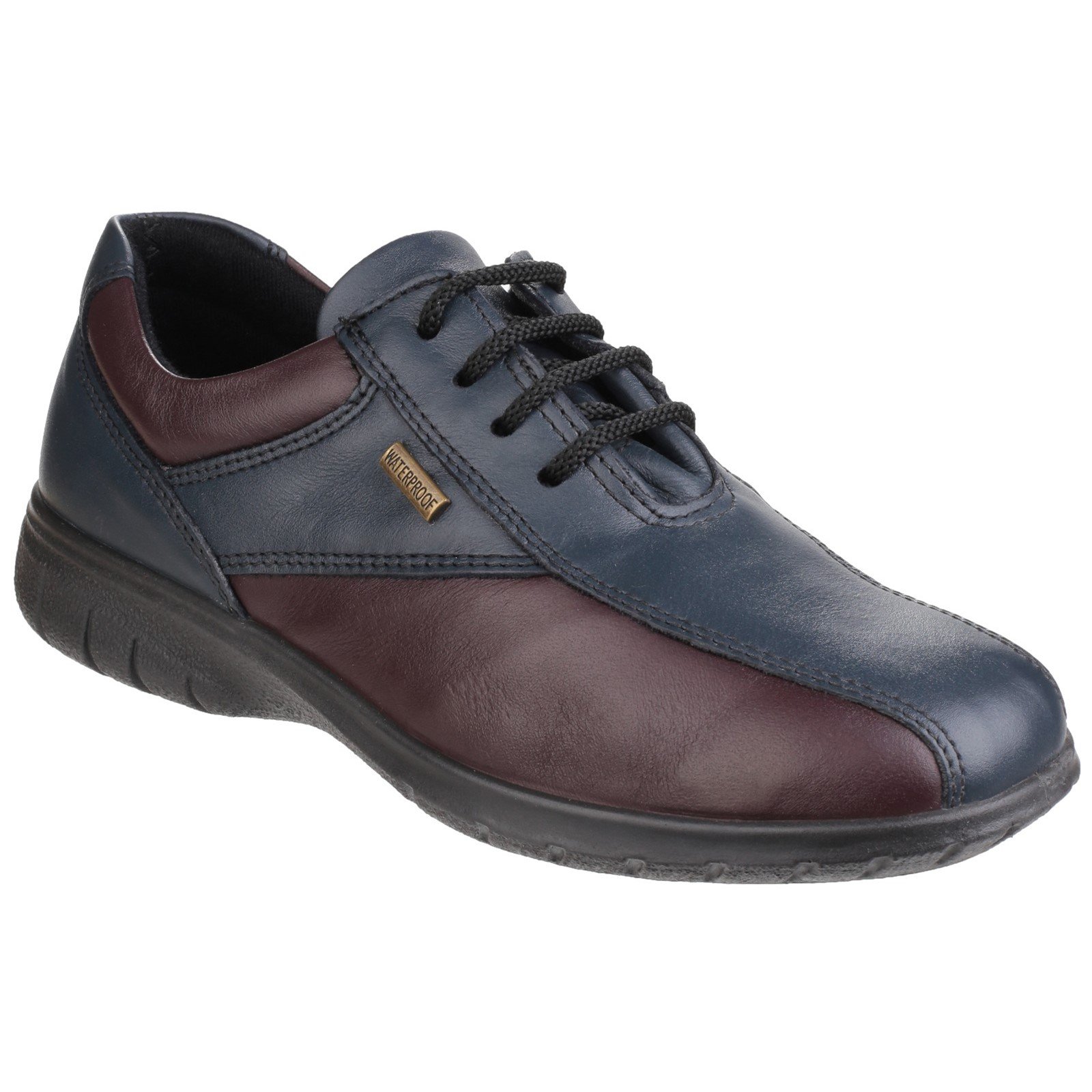 Cotswold Women's Collection Salford Shoe Various Colours 32981 - Navy/Bordo 4