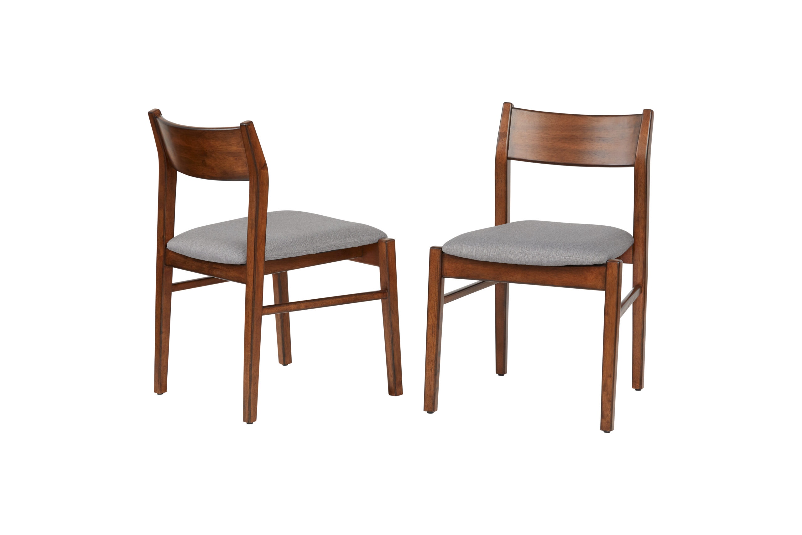 Unique Furniture Set of 2 Curlee Polyester/Polyester Blend Upholstered Dining Side Chair (Wood Frame) in Brown | LW-41103010