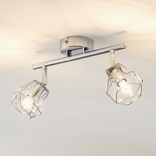 Lindby Giada LED -kattovalaisin, kaksilamppuinen