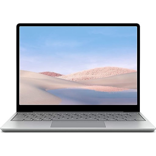 Microsoft Surface Laptop GO 1ZO-00001 12.4" Touch Notebook, Intel Core i5-1035G1, 4GB Memory, 64GB eMMC, Windows 10 Home