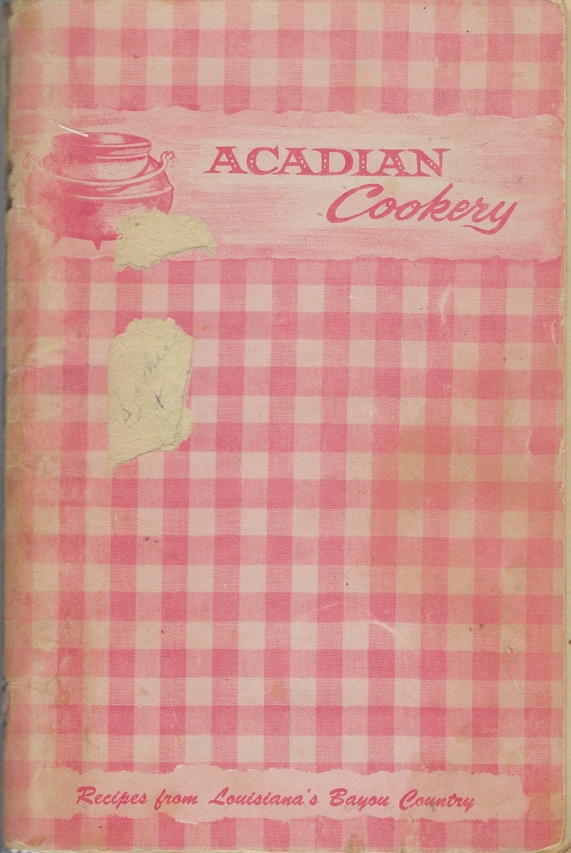 Lafayette Louisiana Vintage 1959 Acadian Cookery Cookbook Ethnic La Favorite Seafood Game Recipes Community Collectible Rare Local Cook Book