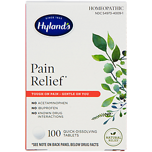 Homeopathic Pain Relief Tablets (100 Quick Dissolving Tabs)