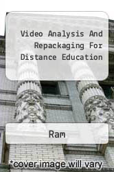 Video Analysis And Repackaging For Distance Education