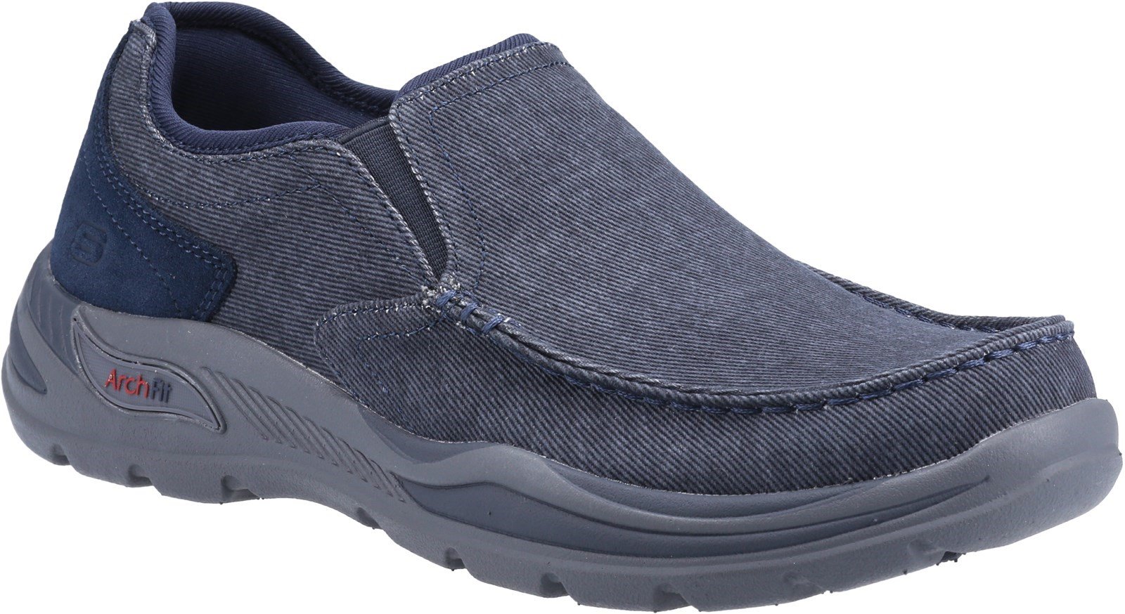Skechers Men's Arch Fit Motley Rolens Casual Trainer Various Colours 32190 - Navy 6