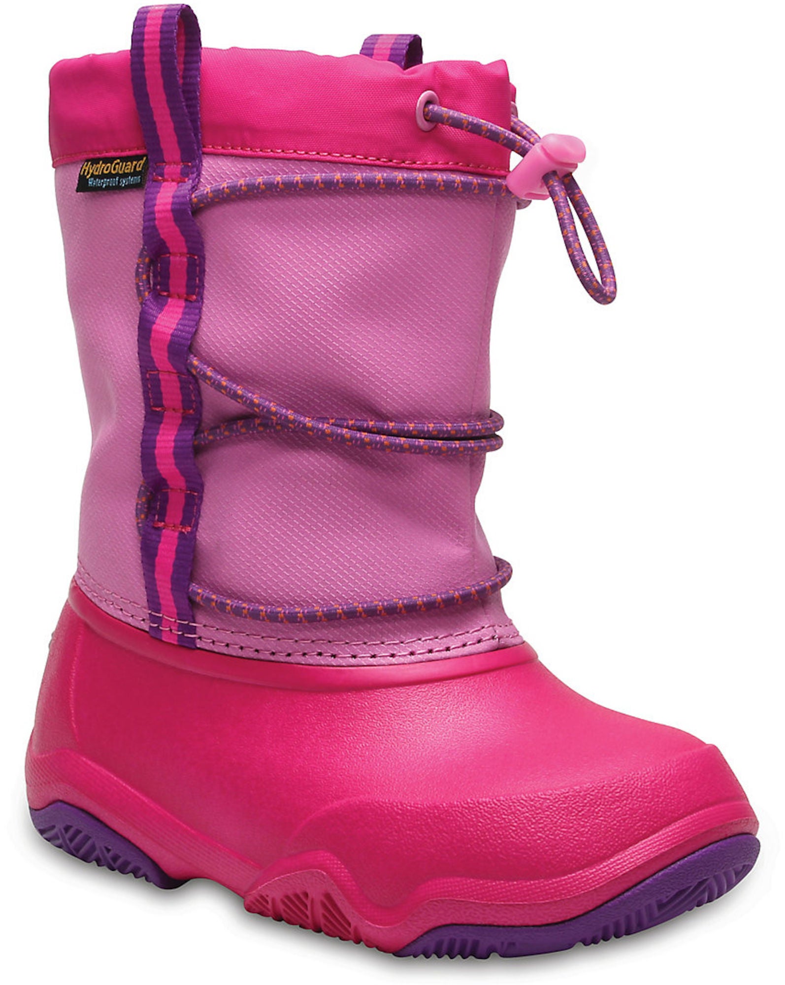 Crocs Swiftwater Stiefel, Rosa 32-33