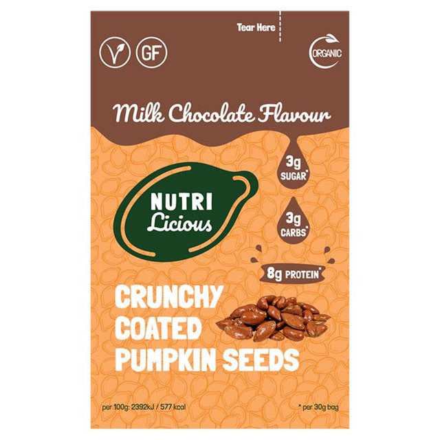 Nutrilicious Milk Chocolate Pumpkin Seeds
