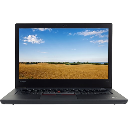 Lenovo ThinkPad T470 14" Refurbished Notebook, Intel i5, 16GB Memory, 512GB SSD, Windows 10 Pro (ST5-32877)