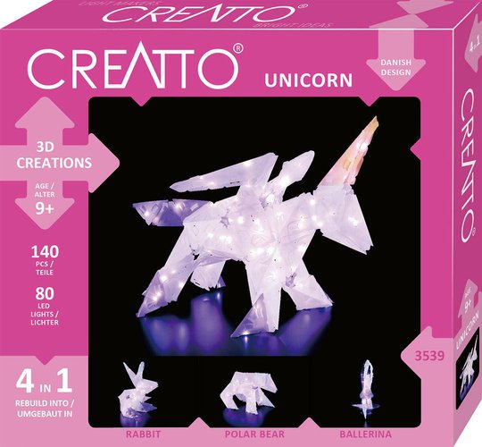 Creatto Sparkle Unicorn Byggesett