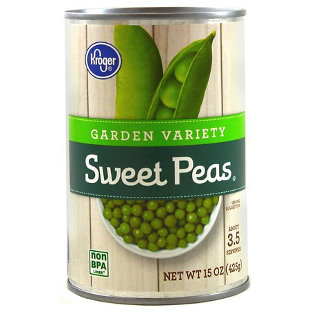 Kroger Garden Variety Sweet Peas - 15.0 oz