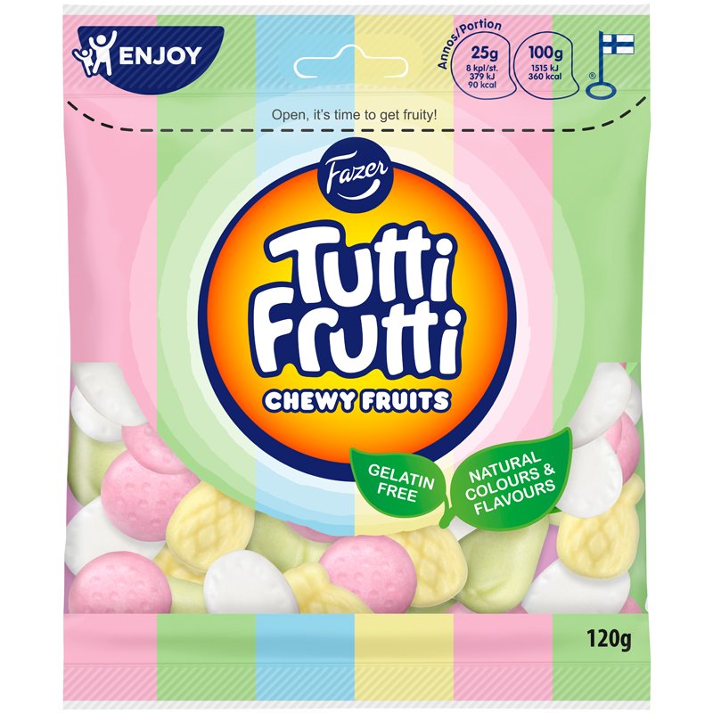 Köp Tutti Frutti Chewy Fruits - 15% rabatt online 