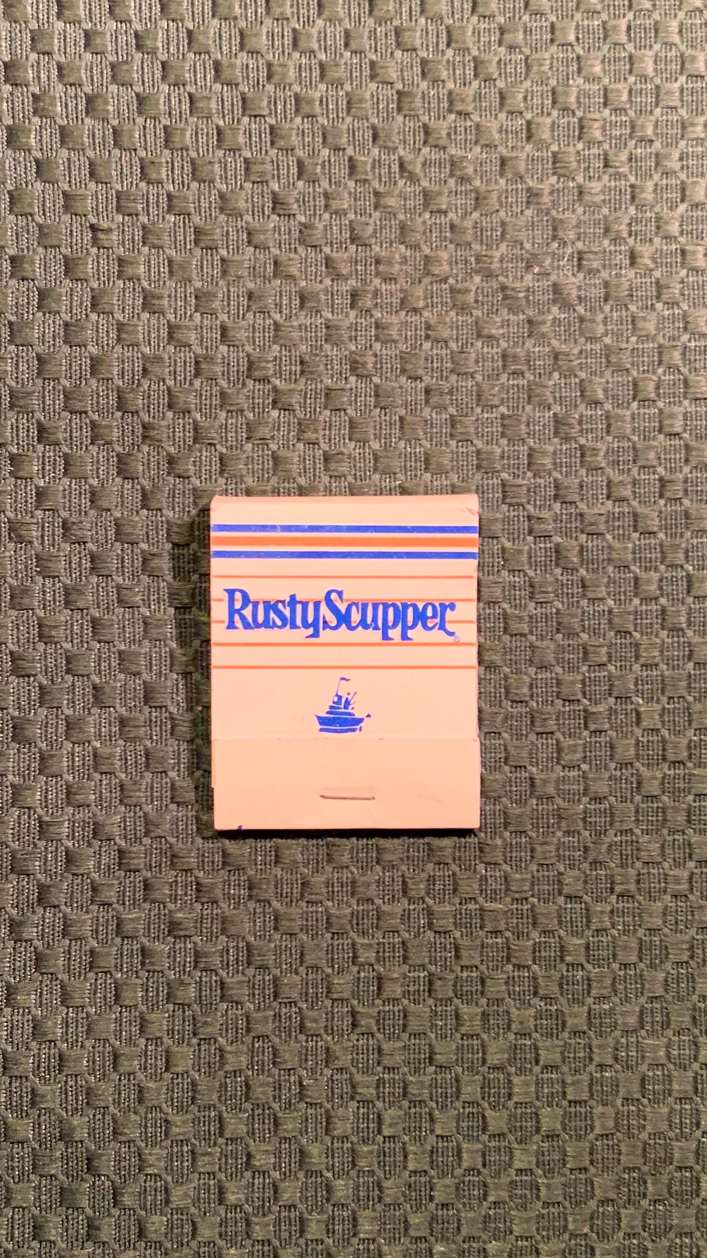 Vintage Matchbook, Rusty Scupper, Seafood, Restaurant, Florida, Nationwide, with 20 Match Sticks, Free Ship in Usa