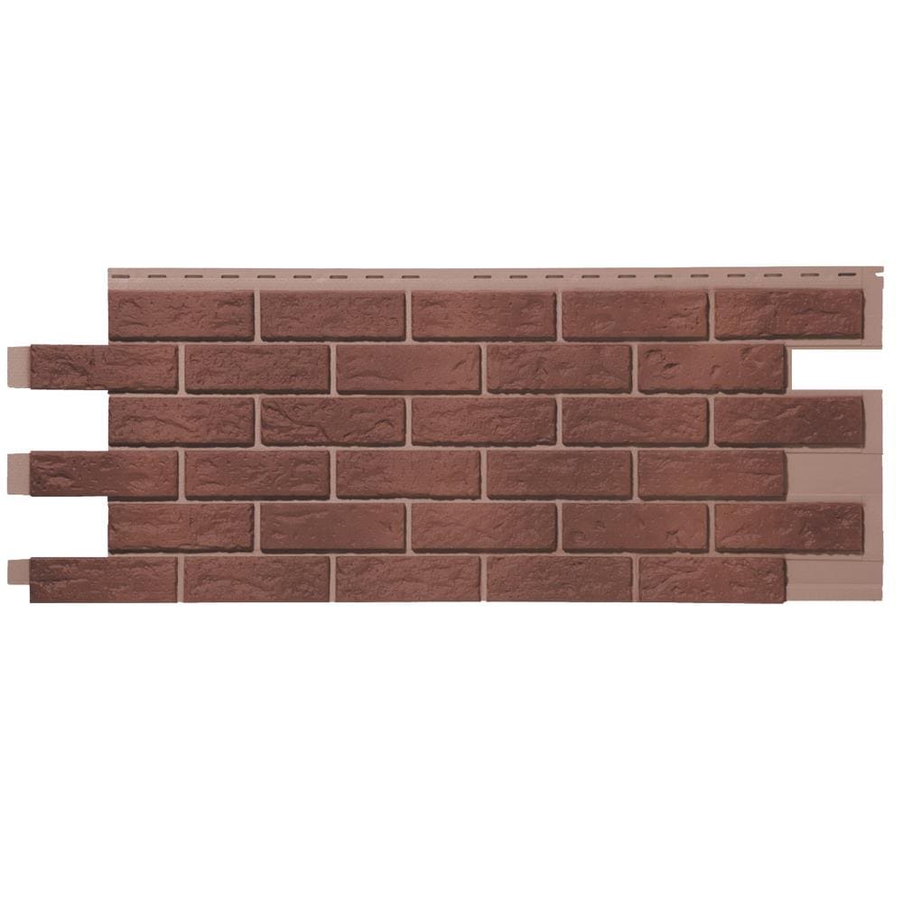 Novik NovikBrick Hand Laid Brick 5.11-sq ft Red Used Blend Faux Stone Veneer Panel | 100050001