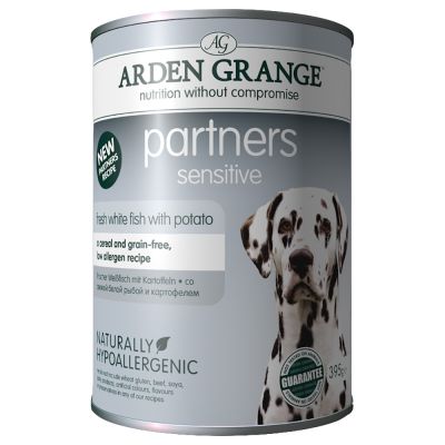 Arden Grange Partners Sensitive - White Fish with Potato - Saver Pack: 24 x 395g
