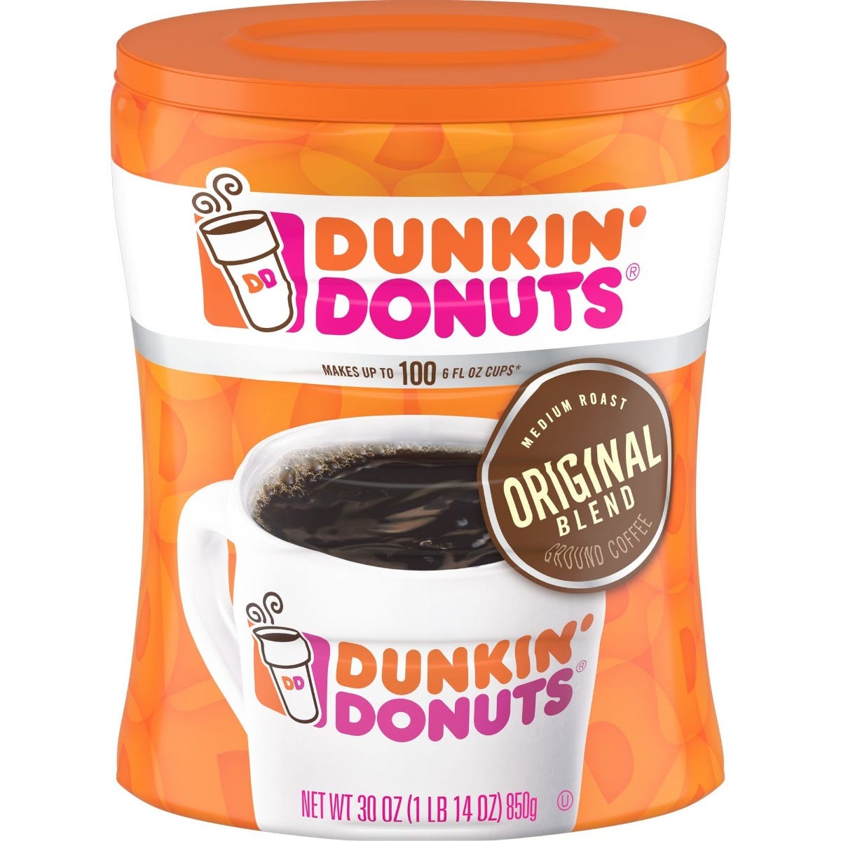 Dunkin' Donuts Original Blend, Medium Roast Coffee - 30 oz