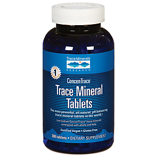 ConcenTrace Trace Minerals - Natural & pH-Balancing with Vanadium (300 Tablets)