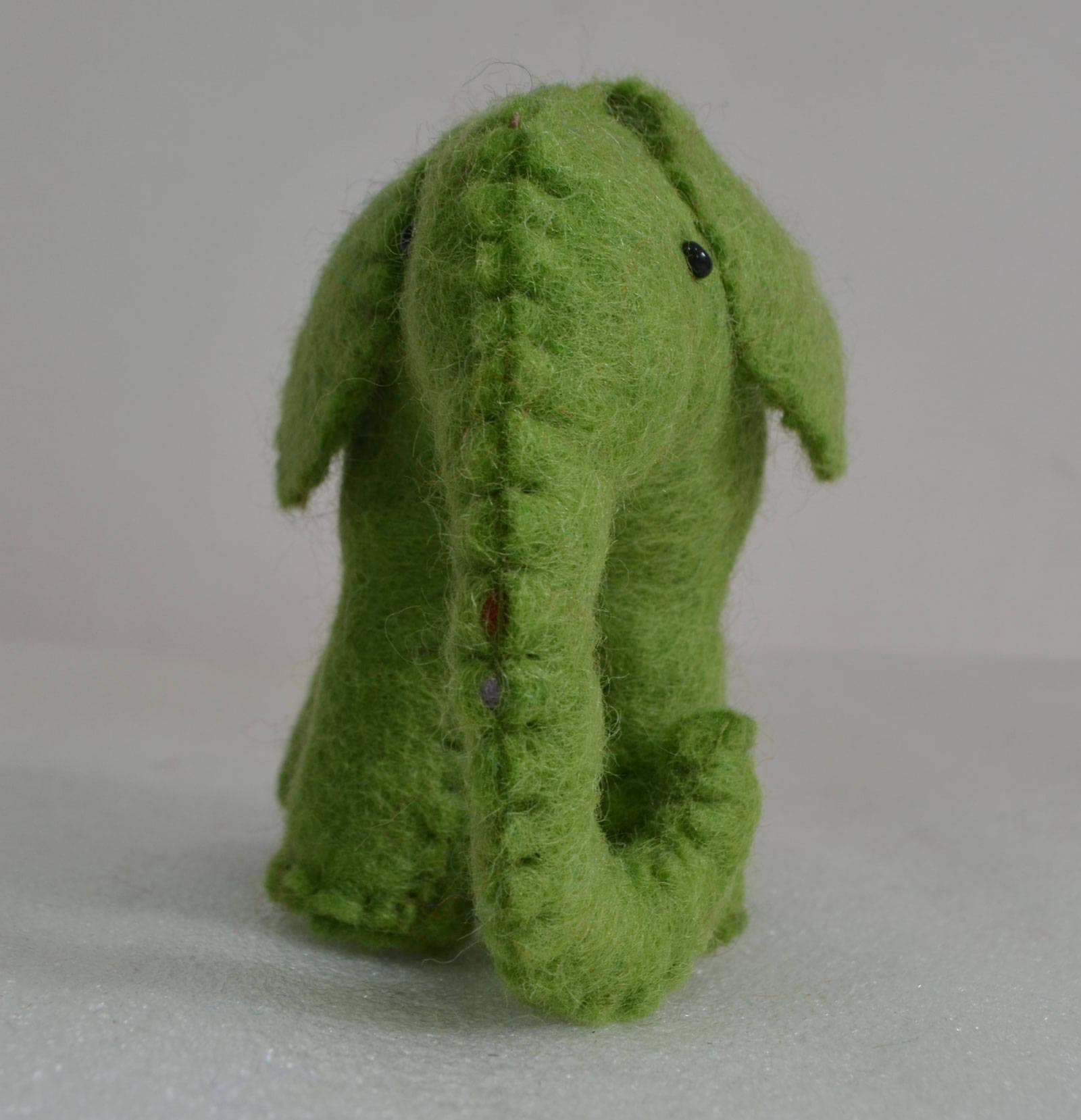 5 Pcs Wool Felt Pet Elephant Toy & Puffy Large Toys For Dog Fair Trade Handmade