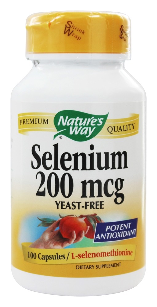 Nature's Way - Selenium 200 mcg. - 100 Capsules