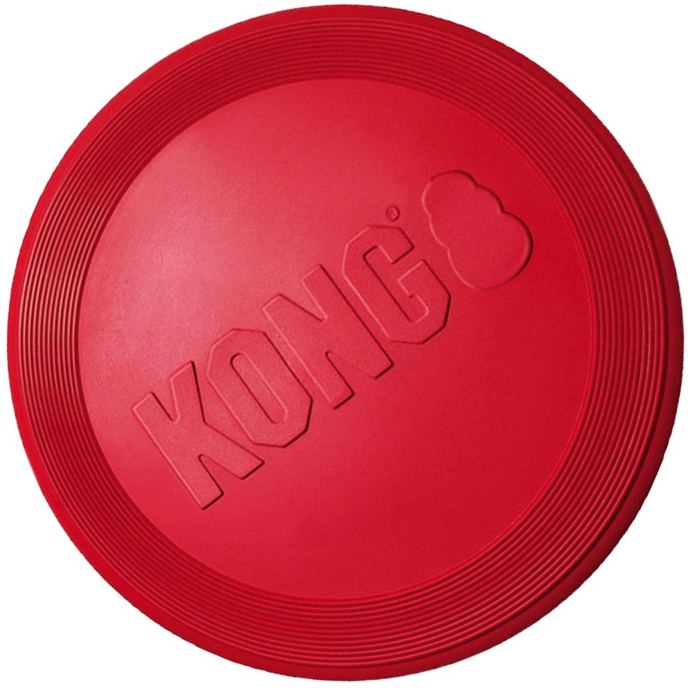 KONG Flyer Dog Frisbee - Large: Diameter 23cm