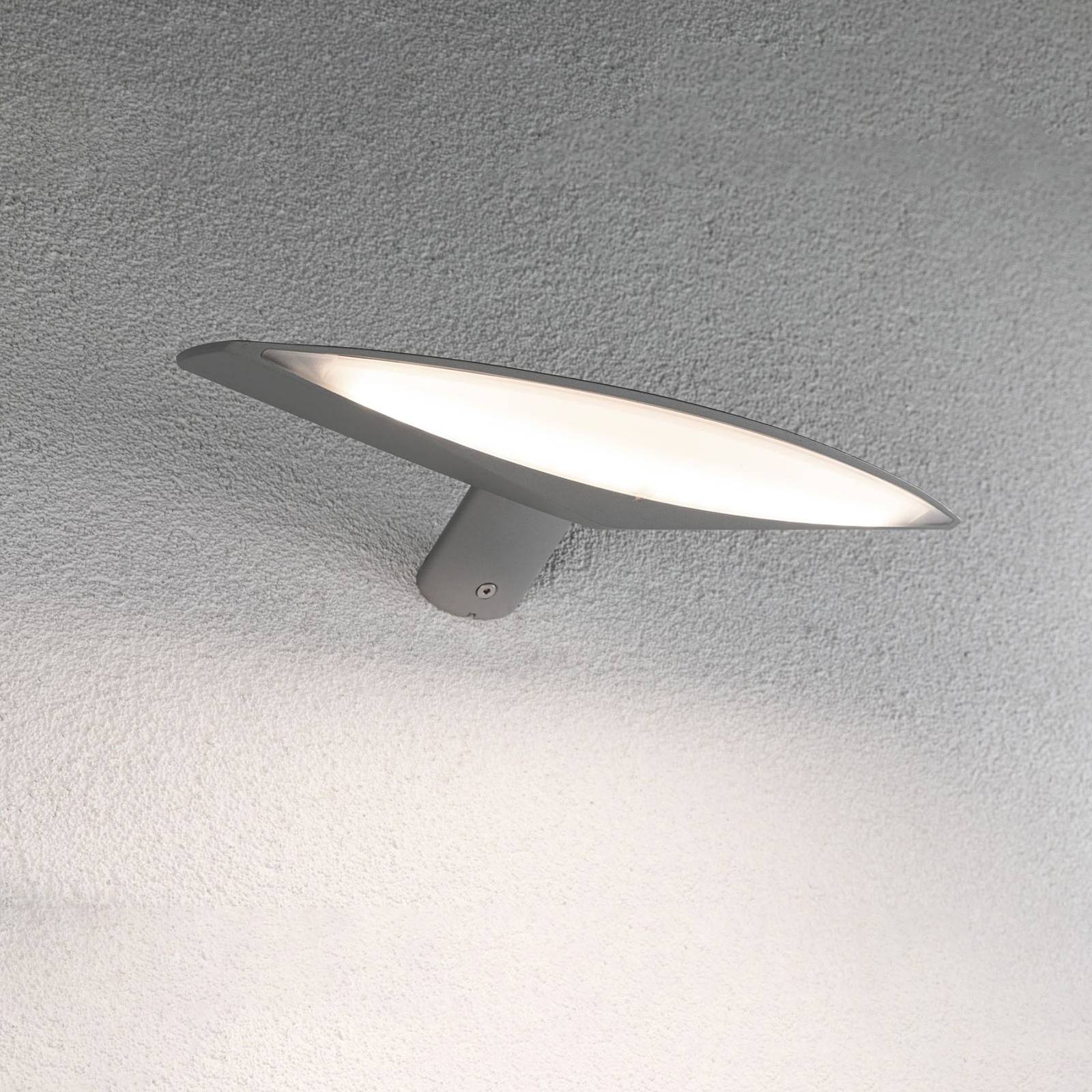 Paulmann Kiran -LED-aurinkovalo 30 cm valkoinen