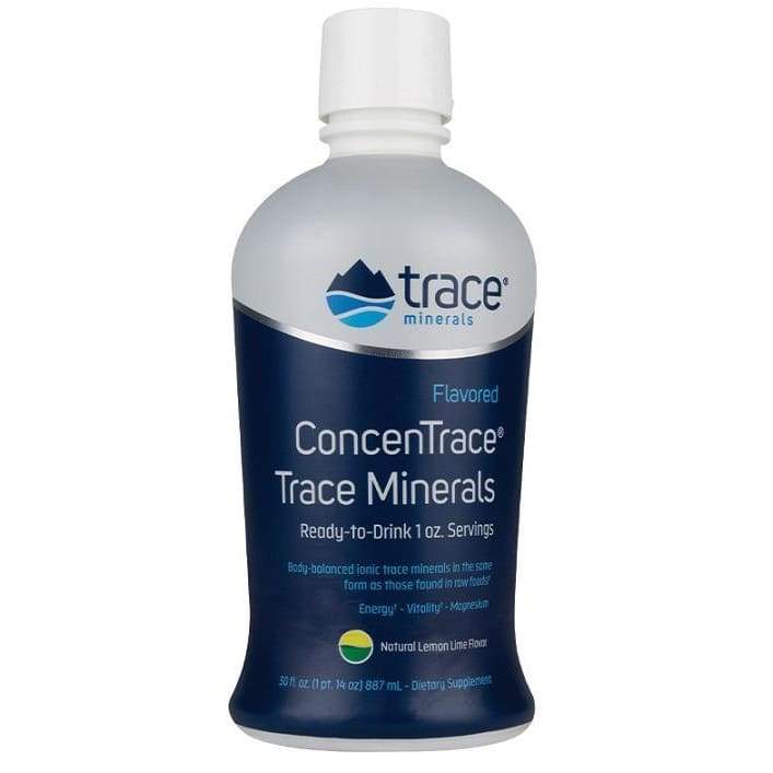 ConcenTrace Trace Mineral Flavored, Lemon Lime - 887 ml.