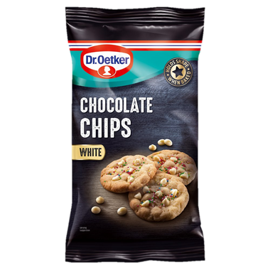 Dr Oetker White Chocolate Chips 100g